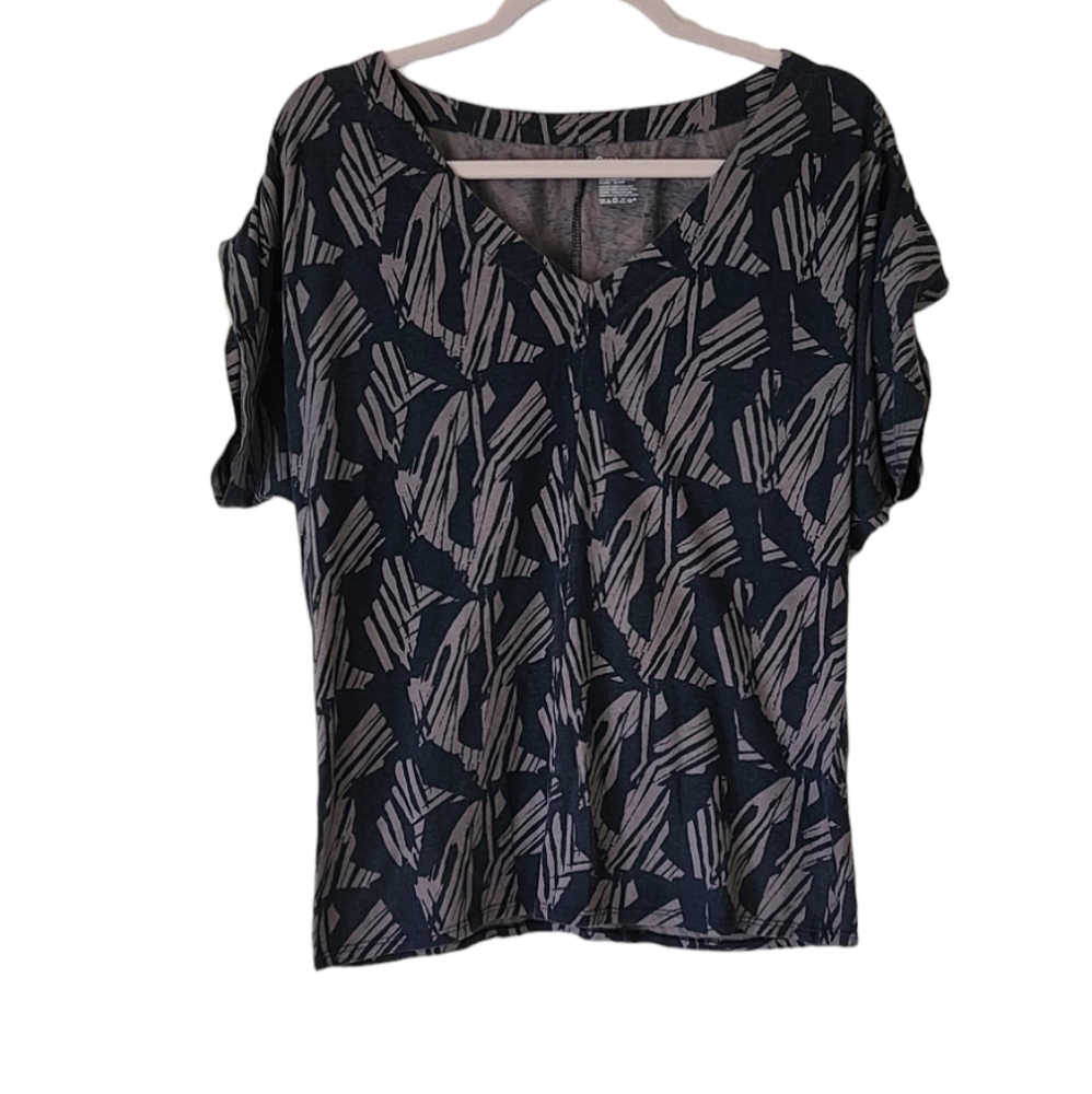 GAP Factory Blue Grey Dolman T-Shirt Size Large